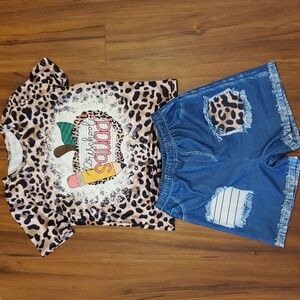 NWOT Back to school outfit size 7-8